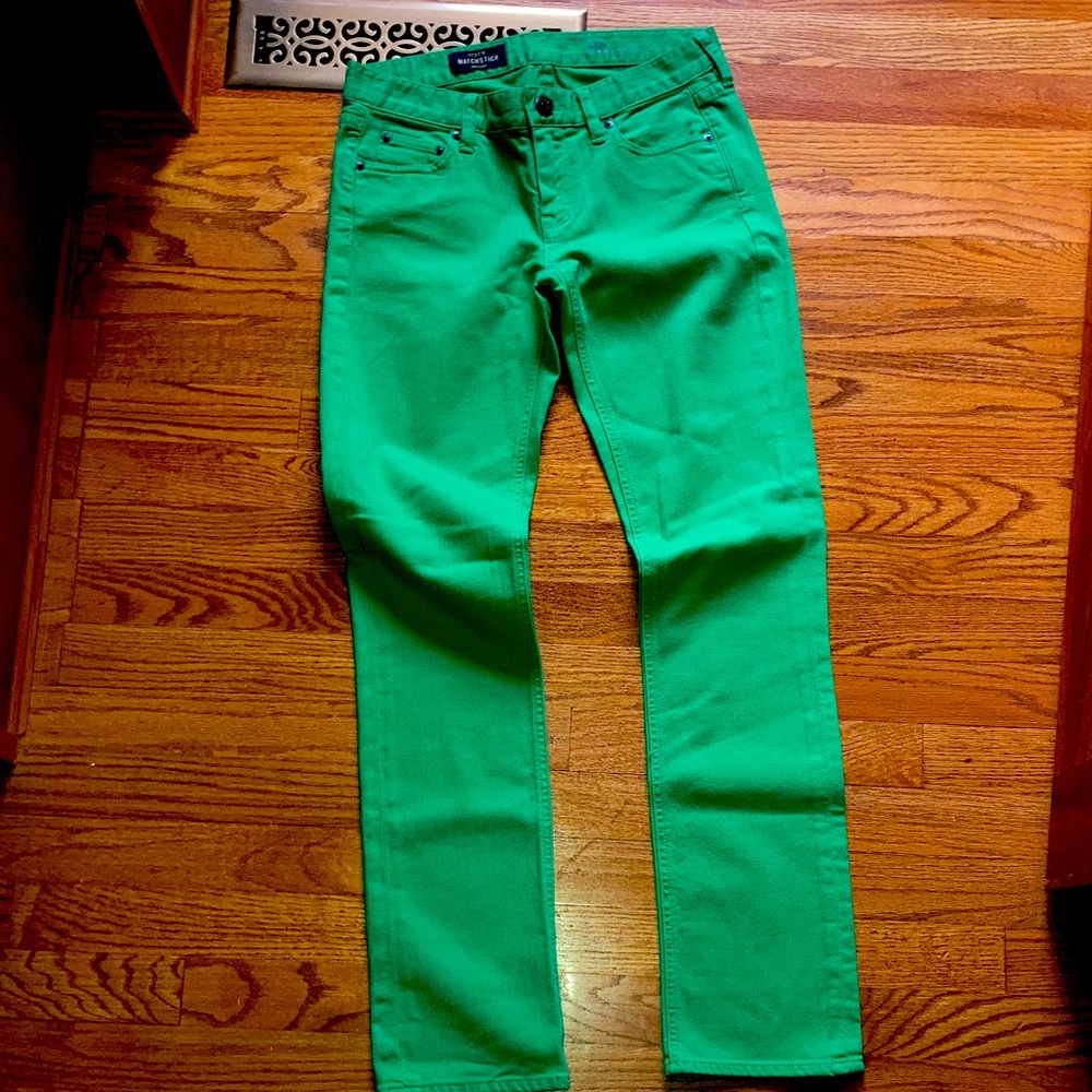 J. Crew Women's Green Jeans